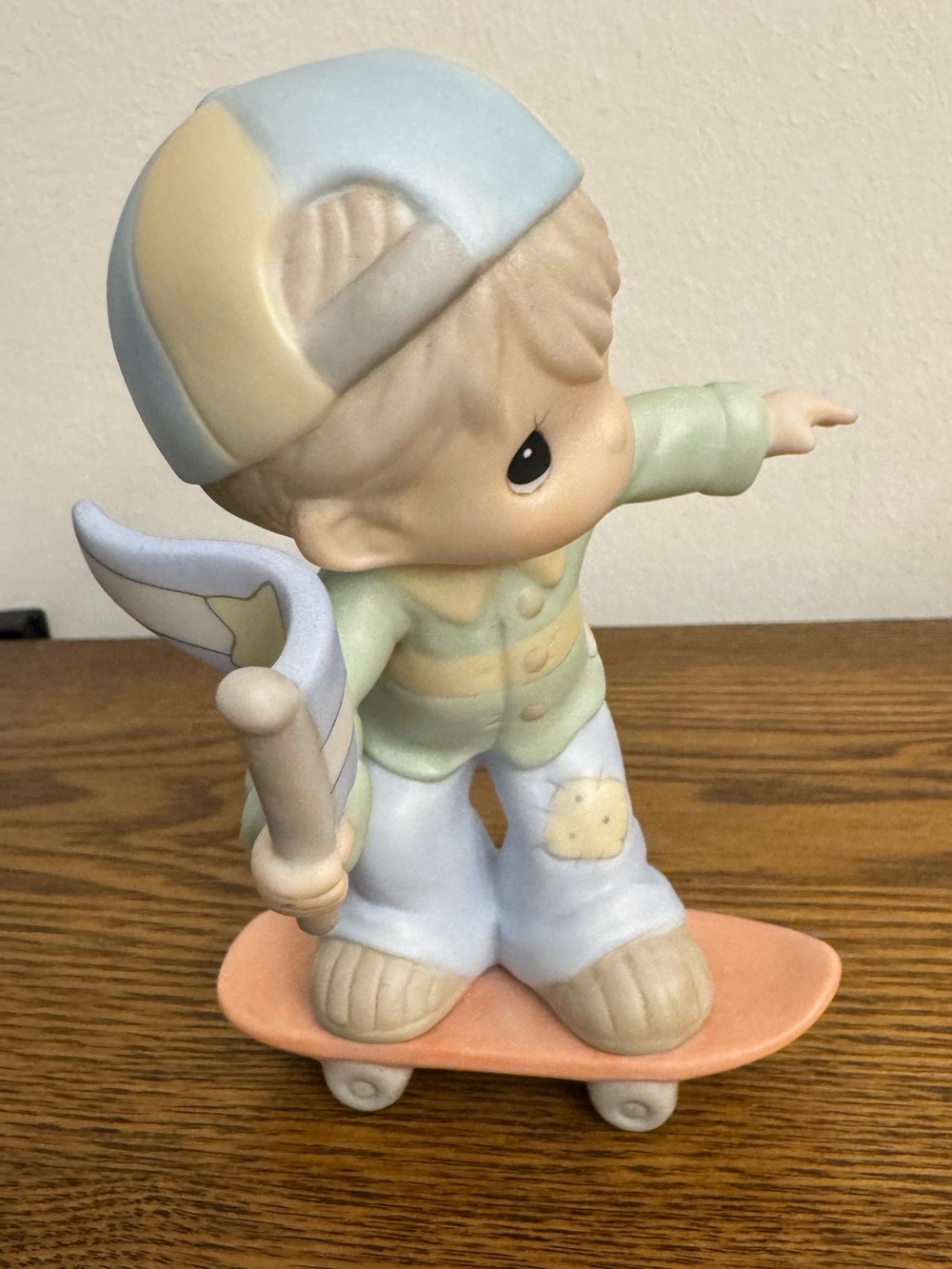 Precious Moments God's Speed Skateboard Boy Figurine PM992 Vintage 1999 No Box